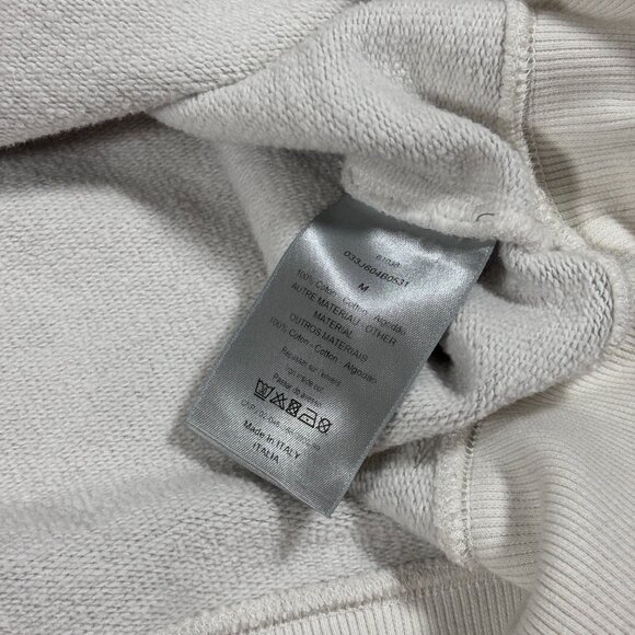 DIOR x Stussy Crewneck Sweatshirt Grey Size M SS21 - Picture 8 of 10